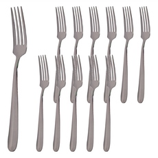 WMF Cult 3100系列 餐叉 Cromargan不鏽鋼餐叉, 11.3102.6040, 12支