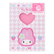 sun-star 三麗鷗書型貼紙備忘錄本, 美樂蒂, 30張, 1本