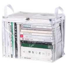 透明防塵防水PVC手提收納袋 置物袋 透明白邊, 190g, 1個, 37x24x31cm, 1入