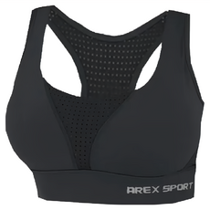 AREX SPORT FIT PLUS BRA可調節吸排美背運動內衣 黑色 2L 1件