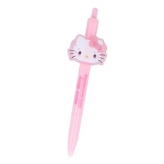 sun-star Hello Kitty 50週年黑色油性0.5mm原子筆 138 x 35 x 18mm, 粉嫩腮紅, 1支