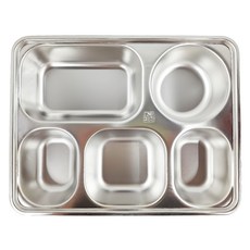 Need LOHAS 享樂活 304#五格餐盒 有蓋, CHA174, 1個, 28 x 22 x 4cm