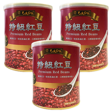 元歲本舖 特級紅豆, 嚴選紅豆 粒粒飽滿紅潤, 口感綿密風味迷人, 900g, 3罐