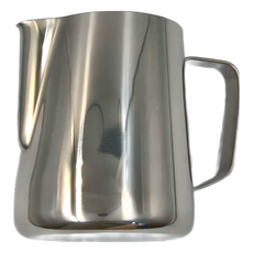 LifeShopping 拉花杯 350ml/600ml可選 304不鏽鋼材質 U型尖嘴設計, 銀色, 1個