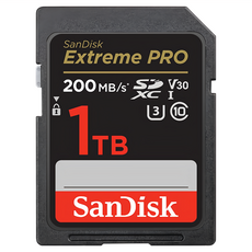 SanDisk 晟碟 Extreme Pro SDXC V30 U3 C10 UHS-I 200MB/s 記憶卡, 1TB, 1個