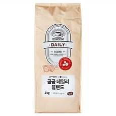 gomgom 每日配方咖啡豆, 咖啡豆, 1kg, 1包