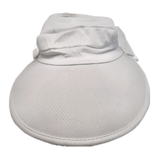 FANCY LIFE 冰絲防曬遮陽帽, 均碼(頭圍56~58cm), 白色, 1個