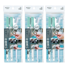 mameita 瓶栓間隙清洗刷具組, 茶垢水垢及髒污徹底清潔, 3組