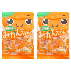 川口製菓 橘子味糖, 100g, 2袋