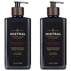 MISTRAL BODY 波本威士忌 身體保濕乳液, 13.5 fl oz 400ml, 2瓶