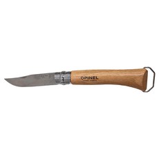 Opinel 法國不銹鋼折刀 櫸木刀柄附軟木塞拔除器開瓶器, 002578, 1個