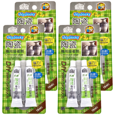 修繕屋 陶瓷專用接著劑 4803,4組 - 強力黏合，快速修復陶瓷，DIY修繕好幫手