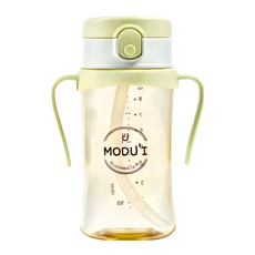 MODU'I BLUEMAMA 幼兒彈蓋PPSU防漏學習杯 清新綠, 260ml, 1個