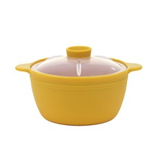 BBTTO 矽膠蒸雞蛋器(小), 500毫升, 韓國製造, 芥末色, 1個