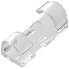 FaSoLa 多用途一字型透明卡扣理線器 中號 20個 3組 適用0.4-1公分線材 黏膠強力不易脫落, FA-YF-173B