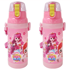 LE BARN Secret Catch Teenieping 彈蓋式水壺 Set 470ml 2個, 混合顏色