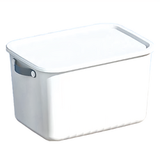 北歐風收納箱 Set 1, 特大(40 x 30.5 x 24.5cm), 白色, 1組