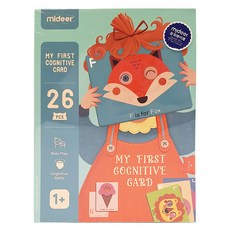 mideer 我的第一個學習模仿認知卡 1個, 1盒, MD-2065
