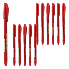 Piccolo 原子筆, 紅色, 12支