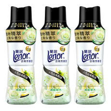 Lenor 蘭諾 衣物芳香豆 清晨草木, 450ml, 3瓶