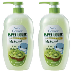 KU.KU Duckbill 酷咕鴨 奇異果酵素奶瓶清潔液, 800ml, 2瓶