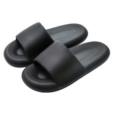 麻糬拖鞋，一雙 EVA材質, 曜石黑, 42~43