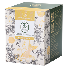 金門邁全球 x 金門酒字咖啡商行 狂歡高粱酒漬咖啡濾掛 58度金門高粱紅標酒 浸中烘焙, 15g, 10包, 1盒