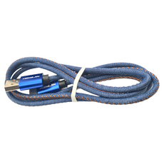 HONG JIN 宏晉 Type-C牛仔充電線, 1m, 藍色, 2條