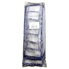 私琥 日式簡約設計分隔收納2件組, 32 x 12 x 12cm, 透明黑藍小7格, 1組