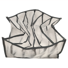 minono 米諾諾 6格收納袋, 白色 + 灰色, 1個