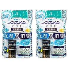 Hakugen Earth 白元鞋櫃除濕劑, 清爽皂香, 除濕消臭, 持續約5個月, 65g, 2個