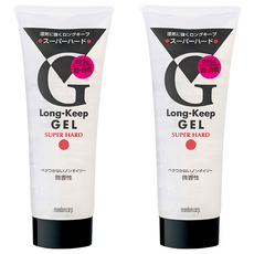 mandom 必喜麗 長效保濕透明髮雕, 超硬定型, 強力持久, 225g, 2瓶