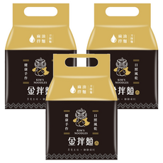 金拌麵 私房麻油刀削麵 手工日曬風乾, 520g, 3袋