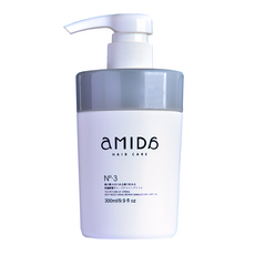 aMIDa 阿蜜達 深層結構式護髮霜, 美國專利胜肽, 陽離子強效保濕, 適用於嚴重受損染燙髮, 強化內部結構, 增強頭髮彈力韌性, 300ml, 1瓶