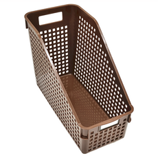 KEYWAY 聯府 實惠斜口籃, 棕色, 1個