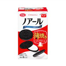 YBC 夾心薄燒可可餅, 115.2g, 1盒