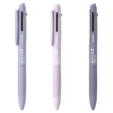 monAmi FX ZETA C3 3色圓珠筆 0.5mm, 1組, 霧紫色 + 藍紫色 + 薰衣草紫色