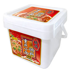 橋頭 重慶小麵用調味料 3.6kg 大容量桶裝 道地川味麻辣鮮香, 1桶