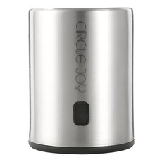 CIRCLE JOY 小米圓樂 真空紅酒瓶塞, 不鏽鋼材質, 食品級矽膠, 銀色, 1個