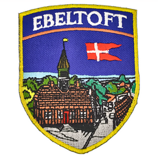 A-ONE 匯旺 丹麥埃伯爾措夫特 地標造型刺繡 No.131, 7.5 x 6 cm 聚酯纖維, 彩色, 1件