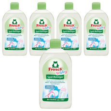Frosch 德國小綠蛙 嬰兒餐具洗滌液 500ml, 有效去除奶漬、果汁、食物殘渣, 5瓶