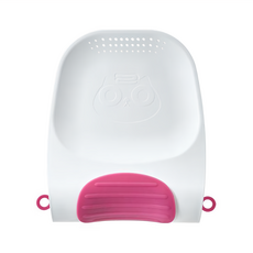 KAMKKO 卡姆科 幼兒吸盤洗髮枕頭, 適用於36個月以上的嬰兒, 粉色, 1個