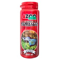 AZOO 9合1孔雀魚漢堡, 330ml, 增強免疫力, 漂浮型, 1瓶