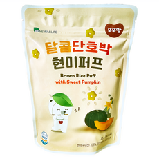 韓爸田園日記 美味星星糙米餅, 甜南瓜口味, 30g, 1包