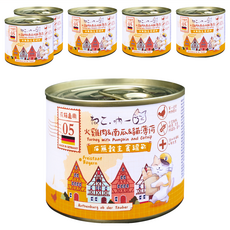 Neko 吶一口 成貓用無榖主食罐 6罐, 05 火雞肉 + 南瓜 + 貓薄荷, 200g