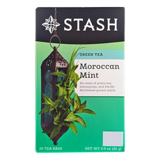 Stash Tea 摩洛哥薄荷綠茶, 1.3g, 20包, 1盒