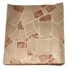 吸油紙棕色印花, 30cm, 1個, 1個