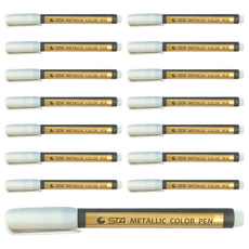 STA 金屬色筆, 1色, 15支