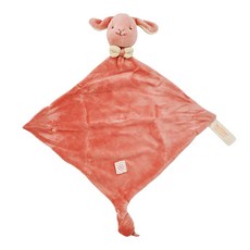 miYim 有機棉安撫巾 布料纖細柔軟 適合孩子抓握, 邦妮兔兔 粉紅色, 1條