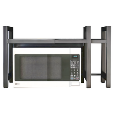 伸縮微波爐架, 黑色, 1個